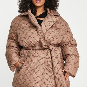 Women's Brown Puffer Jacket